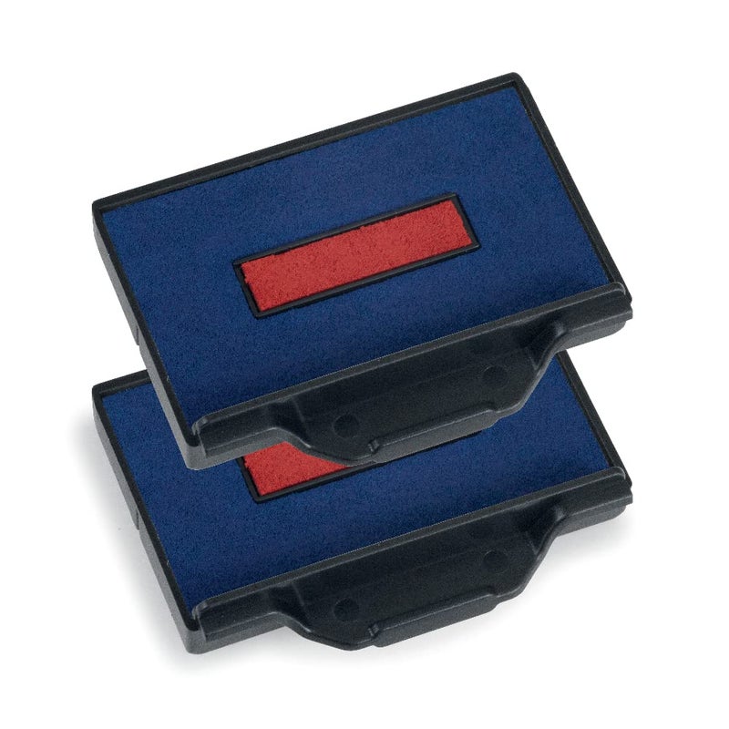 Trodat Swop Pads 6/53/2 Replacement Ink Pads - Red/Blue, 668476 - Image 1